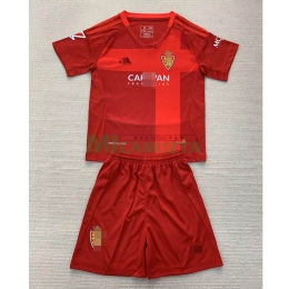 Camiseta Real Zaragoza Segunda Equipación 2024/2025 Niño Kit