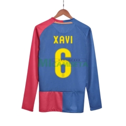 Camiseta XAVI 6 Barcelona Primera Equipación Retro 2008/09 ML
