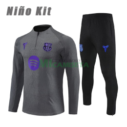 Sudadera De Entrenamiento Barcelona x Kobe Bryant 2025/2026 Niño Kit Gris
