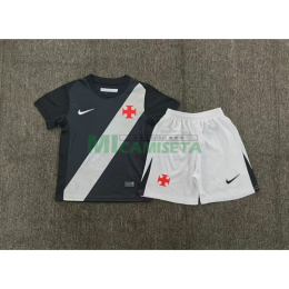 Camiseta Vasco da Gama Primera Equipación 2026/2027 Negro/Blanco Niño Kit