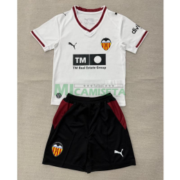 Camiseta Valencia Primera Equipación 2026/2027 Blanco Niño Kit