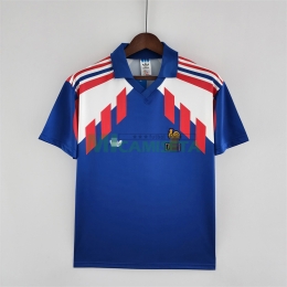 Camiseta Francia Primera Equipación Retro 88/90