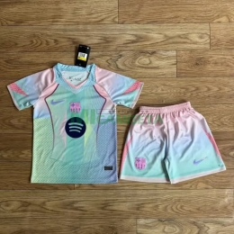 Camiseta Barcelona 2025/26 Turquesa Niño Kit