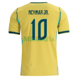 Camiseta NEYMAR JR. 10 Brasil Primera Equipación Mundial 2026 Amarillo