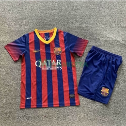 Camiseta Barcelona Primera Equipación Retro 2013/14 Niño Kit