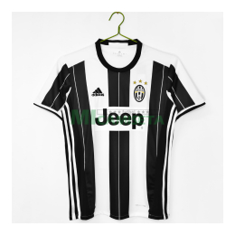 Camiseta Juventus Primera Equipación Retro 2016/2017 Negro/Blanco