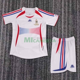 Camiseta Francia Segunda Equipación Retro 2006 Niño Kit