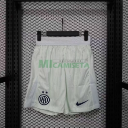 Pantalón Corto Inter de Milan Segunda Equipación 2025/2026 Blanco (EDICIÓN JUGADOR)