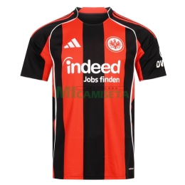 Camiseta Eintracht Fráncfort Primera Equipación 2025/2026 Rojo/Negro