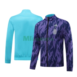 Cortavientos de Doble Cara Argentina 2023 Púrpura/Azul