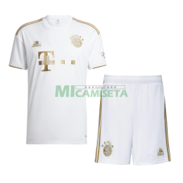 Camiseta Bayern Múnich Segunda Equipación 2022/2023 Niño Kit
