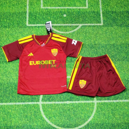 Camiseta AS Roma Primera Equipación 2026/2027 Rojo Niño Kit