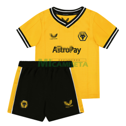 Camiseta Wolverhampton Wanderers Primera Equipación 2023/2024 Niño Kit