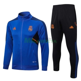 Chandal Real Madrid 2022/2023 Azul con Rayas Negras