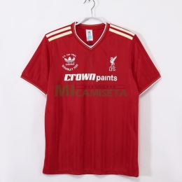 Camiseta Liverpool Primera Equipación Retro 1986/87 Rojo