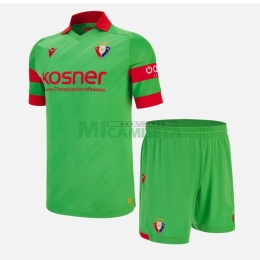 Camiseta Osasuna Segunda Equipación 2025/2026 Verde Niño Kit