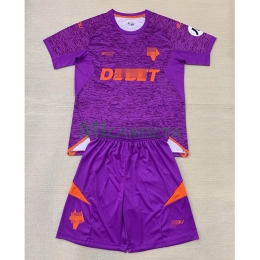 Camiseta Wolverhampton Wanderers Tercera Equipación 2024/2025 Niño Kit