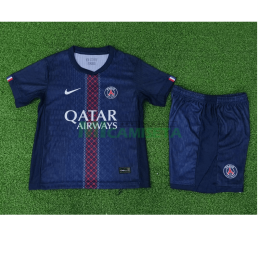 Camiseta PSG Primera Equipación 2025/2026 Azul Niño Kit (EDICIÓN JUGADOR)