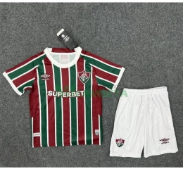 Camiseta Fluminense Primera Equipación 2025/2026 Rojo/Verde Niño Kit