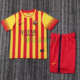 Camiseta Barcelona Segunda Equipación Retro 13/14 Niño Kit