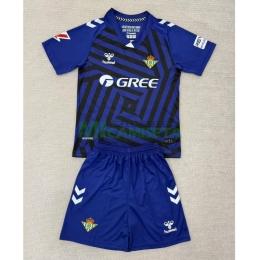 Camiseta de Portero Real Betis 2025/2026 Azul Marino Niño Kit con Parche La Liga