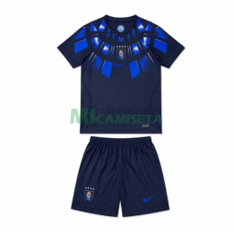 Camiseta Uruguay Segunda Equipación Mundial 2026 Azul Oscuro Niño Kit