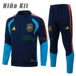 Chandal España 2026 Niño Azul Marino 2 Estrellas