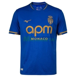 Camiseta Monaco Segunda Equipación 2025/2026 Azul/Dorado