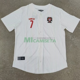 Camiseta Portugal 2025 Baseball Shirt Blanco