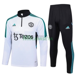 Sudadera de Entrenamiento Manchester United 2023/2024 Kit Blanco
