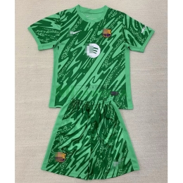 Camiseta de Portero Barcelona 2024/25 Niño Kit Verde