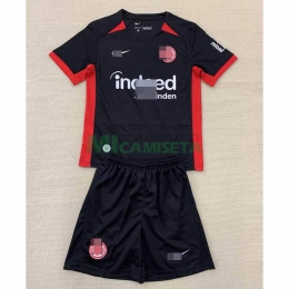 Camiseta Eintracht Fráncfort Segunda Equipación 2024/2025 Niño Kit