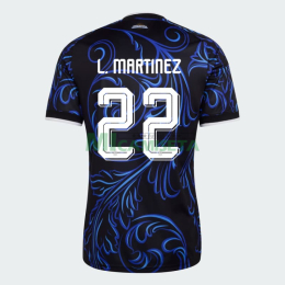 Camiseta L.Martínez 22 Argentina Segunda Equipación Mundial 2026 Azul con FIFA2022