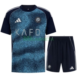 Camiseta Al Nassr Segunda Equipación 2025/2026 Azul Niño Kit