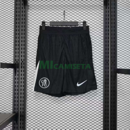 Pantalón Corto Chelsea Tercera Equipación 2025/2026 Negro (EDICIÓN JUGADOR)