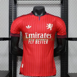 Camiseta Olympique De Lyon Segunda Equipación 2026/2027 Rojo (EDICIÓN JUGADOR)