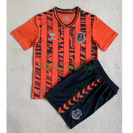 Camiseta Everton FC Segunda Equipación 2023/2024 Niño Kit