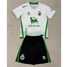 Camiseta Racing de Santander Primera Equipación 2025/2026 Blanco Niño Kit