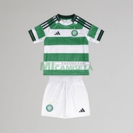 Camiseta Celtic Primera Equipación 2025/2026 Verde/Blanco Niño Kit