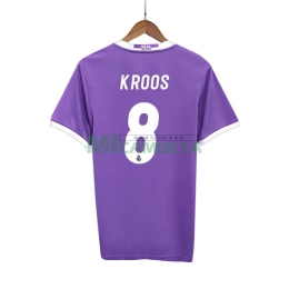 Camiseta KROOS 8 Real Madrid Segunda  Equipación Retro 2016/17