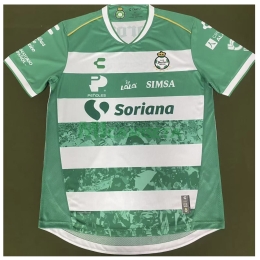 Camiseta Santos Laguna Primera Equipación 2025/2026 Verde/Blanco (EDICIÓN JUGADOR)
