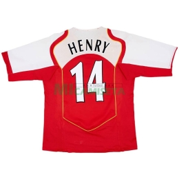 Camiseta HENRY 14 Arsenal Primera Equipación Retro 2004/05
