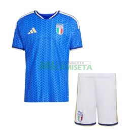 Camiseta Italia Primera Equipación Mundial 2026 Azul Niño Kit