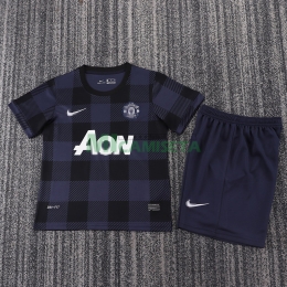Camiseta Manchester United Segunda Equipación Retro 2013/14 Niño Kit