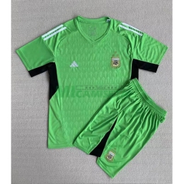 Camiseta de Portero Argentina 2023 Niño Kit Verde