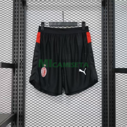 Pantalón Corto AC Milan Primera Equipación 2025/2026 Negro (EDICIÓN JUGADOR)