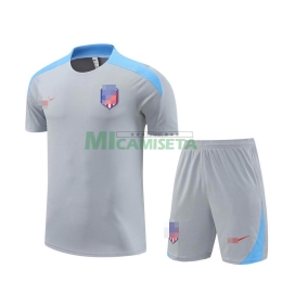 Camiseta de Entrenamiento Atlético de Madrid 2024/2025 Kit Gris Claro (El Escudo Anterior)