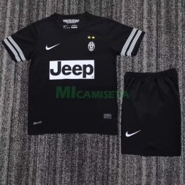 Camiseta Juventus Segunda Equipación Retro 2012/13 Negro Niño Kit