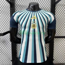 Camiseta Argentina 2026 Edición Especial Blanco/Azul/Negro (EDICIÓN JUGADOR)