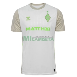 Camiseta Werder Bremen Segunda Equipación 2025/2026 Blanco/Gris